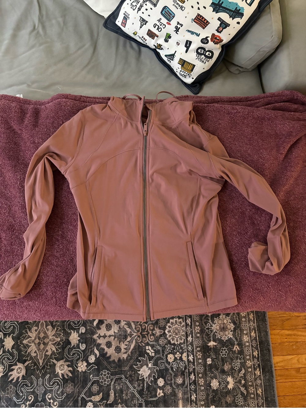 lululemon athletica Dusty Rose Full-Zip Utility Jacket